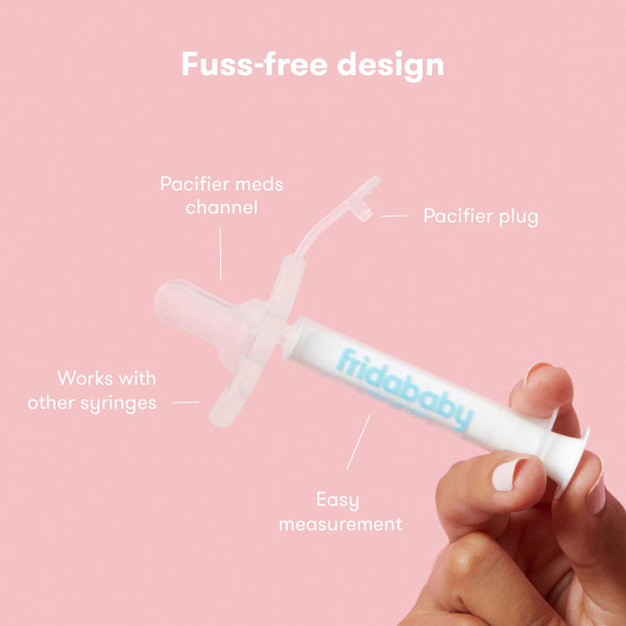 Frida Baby Medicine Dispenser, Medi Frida Baby Medicine Syringe & Accu-Dose Pacifier for Mess & Fuss Free Use